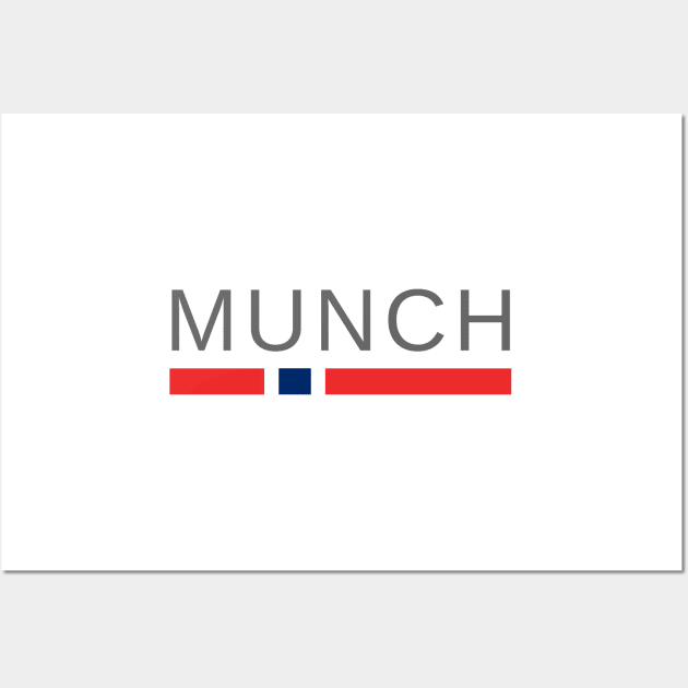 Munch Norway Wall Art by tshirtsnorway